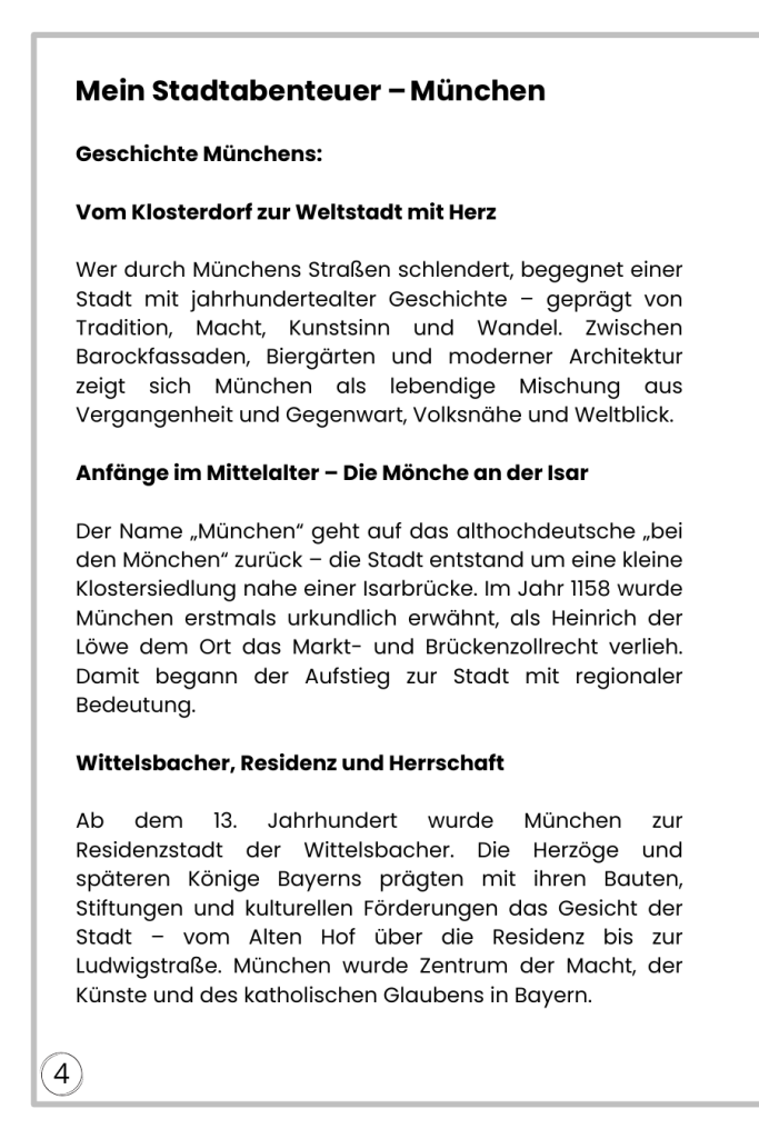 Mein Travelplaner München