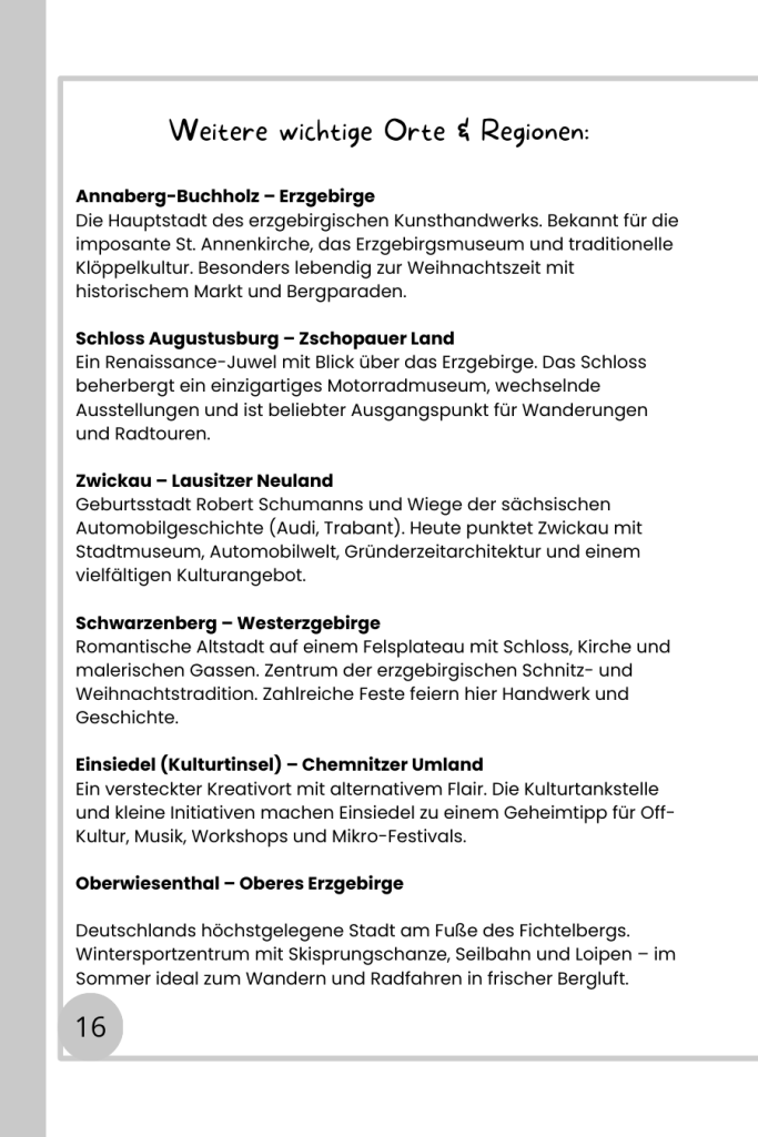 Wichtige Orte