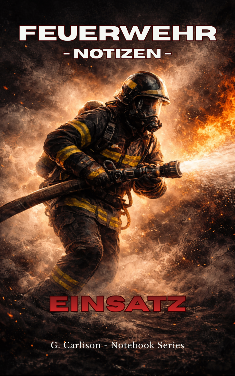 Cover des kreativen Notizbuchs von G. Carlison, liniertes Journal für Webadressen und Passwörter