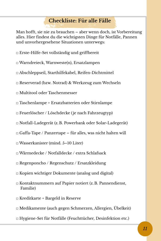 Für alle Fälle